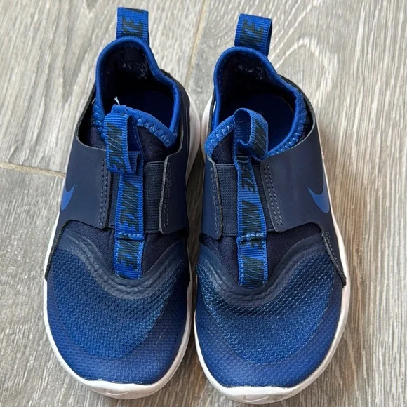 Nike Flex Runner Slip On Sneakers Toddlers Kids University Royal Blue Size US10C - Picture 9 of 9